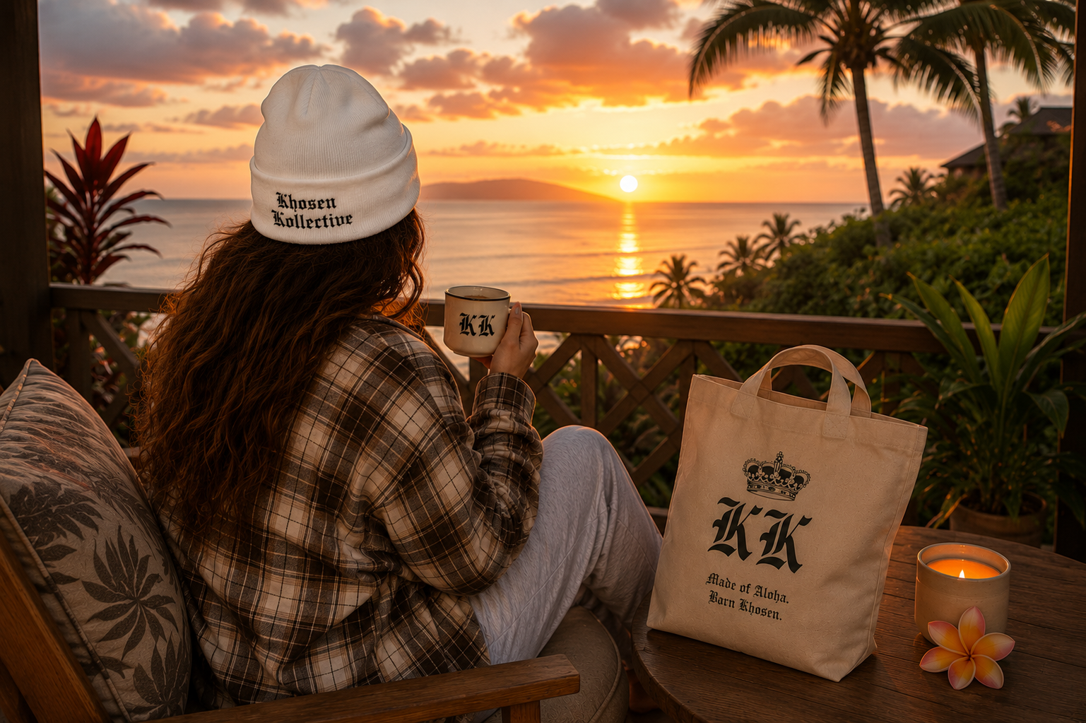 Embroidered KK Beanie